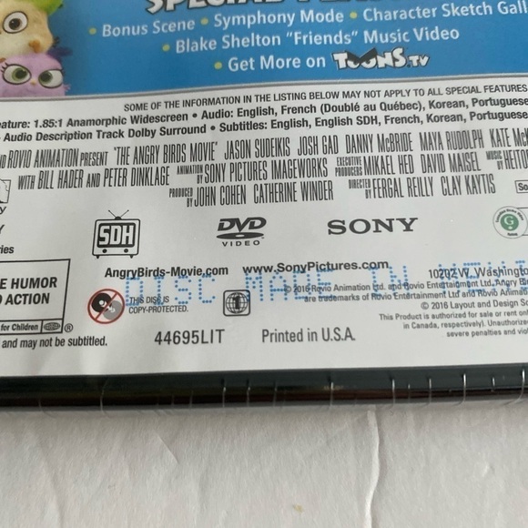 THE  ANGRY BIRDS MOVIE - Picture 2 of 4